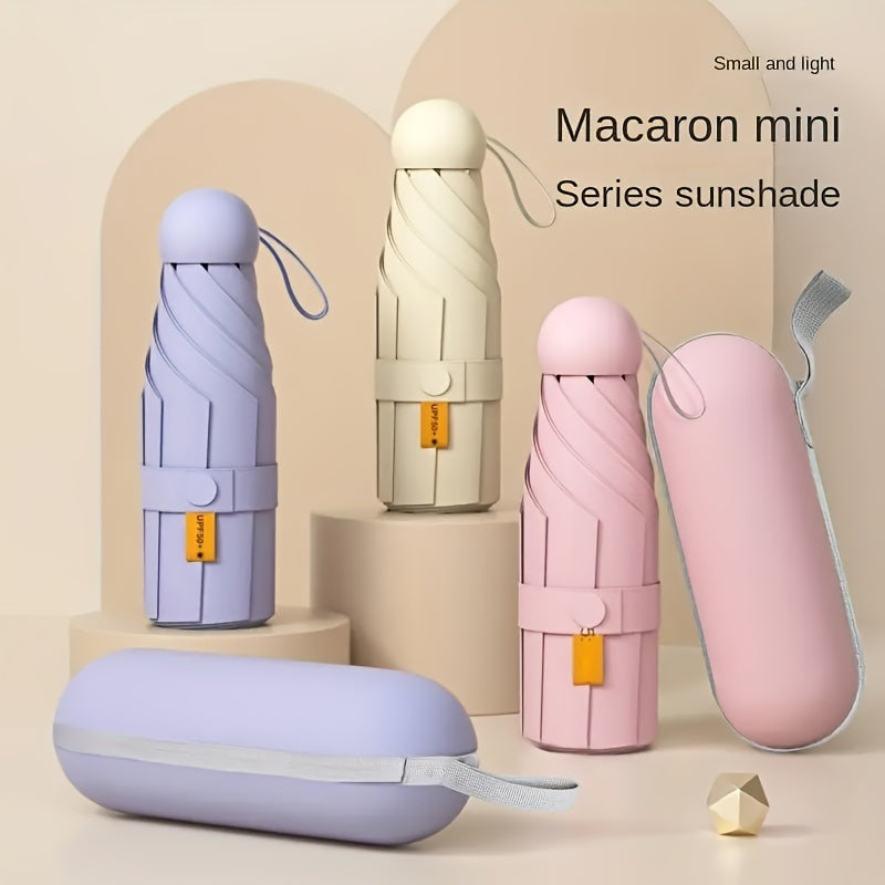 six-rib capsule umbrella, pocket umbrella