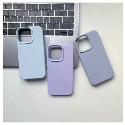 Premium Liquid Silicone Phone Case - Durable & Shockproof Protection for iPhone Series - Anti-Slip, Flexible, and Slim-Fit Design