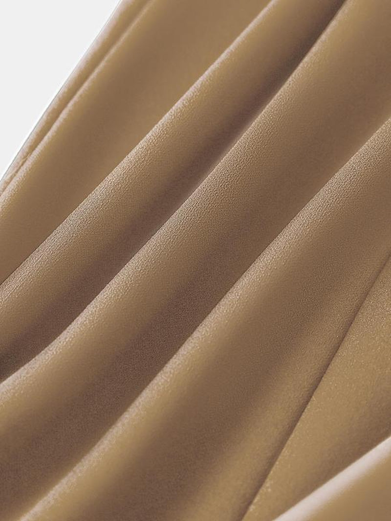 YOZY Women'S Solid Button Shawl Collar Romper, Elegant Asymmetrical Long Sleeve Zipper Romper for Work Office Business, Ladies Clothes, Valentine'S Day Gift for Girl