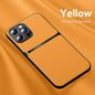 Litchi Pattern PU Leather Phone Case For Iphone15promax With Built-in Magnetic Suction 14 Promax Luxury Style 11 PU Leather 13 Promax Full Package Fall Protection Case