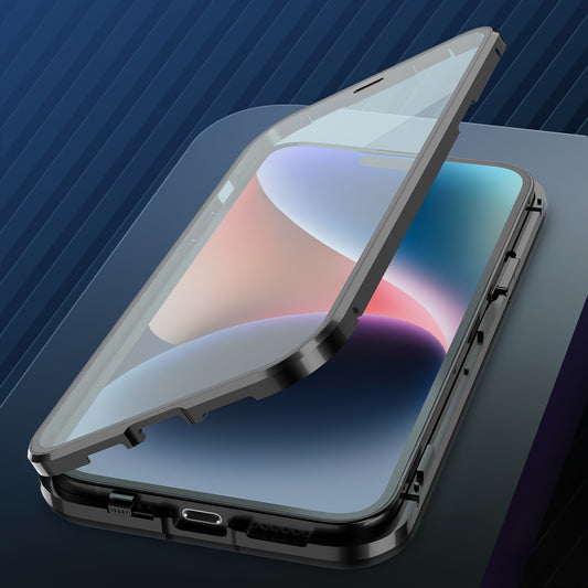 Full Body 360 Protector Cover Front+Back Phone Case For Iphone 12/12 Pro/12 Promax/13/13 Pro/13 ProMax/14/14 Plus/14Pro/14 ProMax/15 Pro/15/15 Plus/15 ProMax, With Lens Protection, Screen Protection And Stand, With Magnetic,