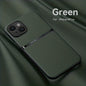 Litchi Pattern PU Leather Phone Case For Iphone15promax With Built-in Magnetic Suction 14 Promax Luxury Style 11 PU Leather 13 Promax Full Package Fall Protection Case