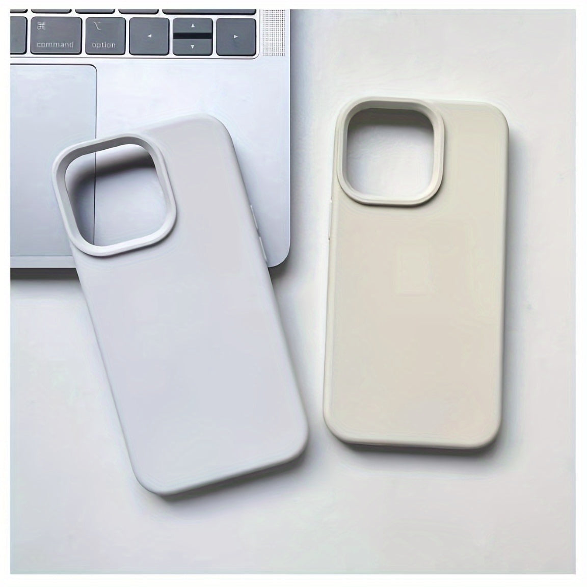 Premium Liquid Silicone Phone Case - Durable & Shockproof Protection for iPhone Series - Anti-Slip, Flexible, and Slim-Fit Design