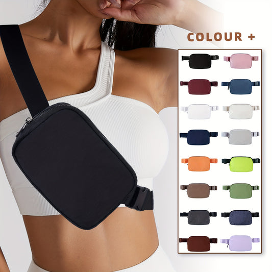 [Adjustable Belt Bag] Adjustable Small Waist Belt Bag | Everywhere Belt Bag for Workout Running Travelling Hiking