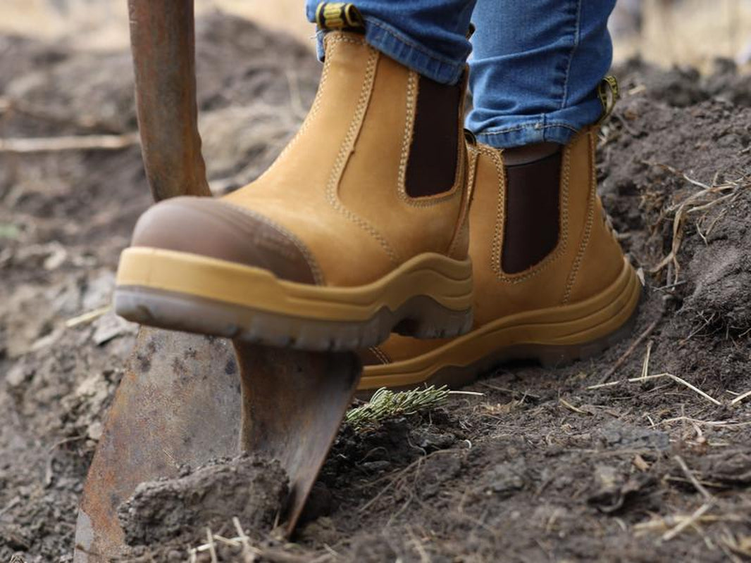 Steel Toe Boots Leather Work Boots for Men Boy Footwear Comfort Botas Construction Slip-Resistantantistatic Wide Width Shoe Springtok Durable Closed