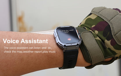 [Smart Business Watch] LIGE Men's Smart Watch | Wireless Calls, Stainless Steel/Silicone Band, Step Counter, Multi-Sport Modes, Digital Display, Business & Fitness Features