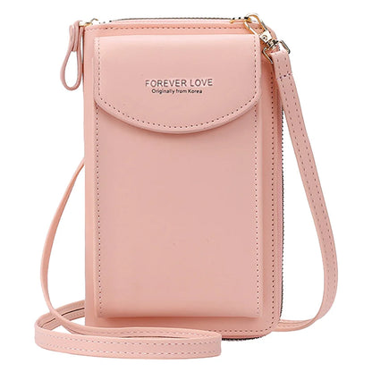 Vintage Women PU Leather Shoulder Bag Casual Ladies Flap Crossbody Phone Bags