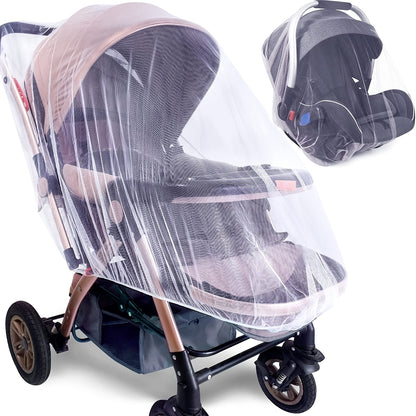 Portable Mosquito Net Suitable for Strollers, Bassinets & Cradles - Breathable Baby Bug Proof Net for Travel, Durable & Machine-Washable Mosquito Net for Stroller, Playard, Pack N Play, for stroller Mosquito Net (for stroller