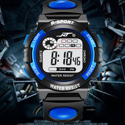 Vibrant Youth Watch - Luminous Digital Timepiece with Multifunctional Features for Middle School Students, Boys, and Girls, High School, Casual Wear, Water-Resistant, and Easy-to-Read Display