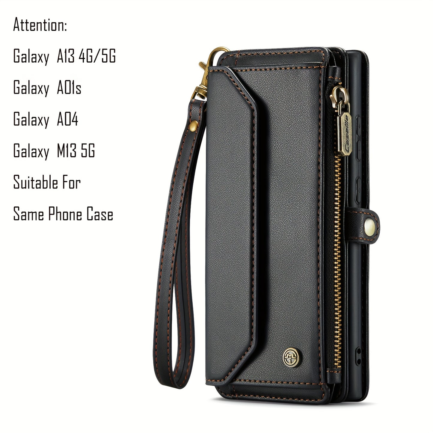 New Wallet Phone Case Wrist Shoulder Strap Lanyard Flip Magnetic Clasp Card Holder Kickstand Women Small Crossbody Handbag For Samsung Galaxy Note10+ 20 S24 S23 S22 S21 S20 S10 Plus Ultra FE Coin Purse A01 A04 A12 A13 A14 A22