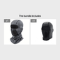 Breathable & Warm Motorcycle Riding Neck Gaiter - Adjustable Ear Loops, Full Face Coverage for Winter, Skiing, And Street Bikes, Skiing Accessory, Sleek Design, Flexible Fit