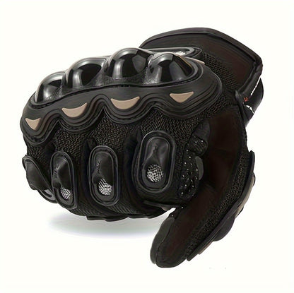 Suitable For Motorcycles, Road Bikes, Off-road Motorcycles, Spring, Summer, Autumn, And Winter Unisex Finger Touch Screen Gloves For Men And Women, Breathable Cycling Gloves, Motorcycle Gloves, Bicycle Gloves.