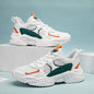 Men's Fashion Platform Sneakers - Casual Athletic Dad Shoes, Height-Increasing Breathable Mesh, Anti-Slip EVA Sole, Suitable for Running and Outdoor Activities, Thick-Soled Walking Shoes