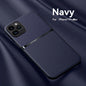 Litchi Pattern PU Leather Phone Case For Iphone15promax With Built-in Magnetic Suction 14 Promax Luxury Style 11 PU Leather 13 Promax Full Package Fall Protection Case