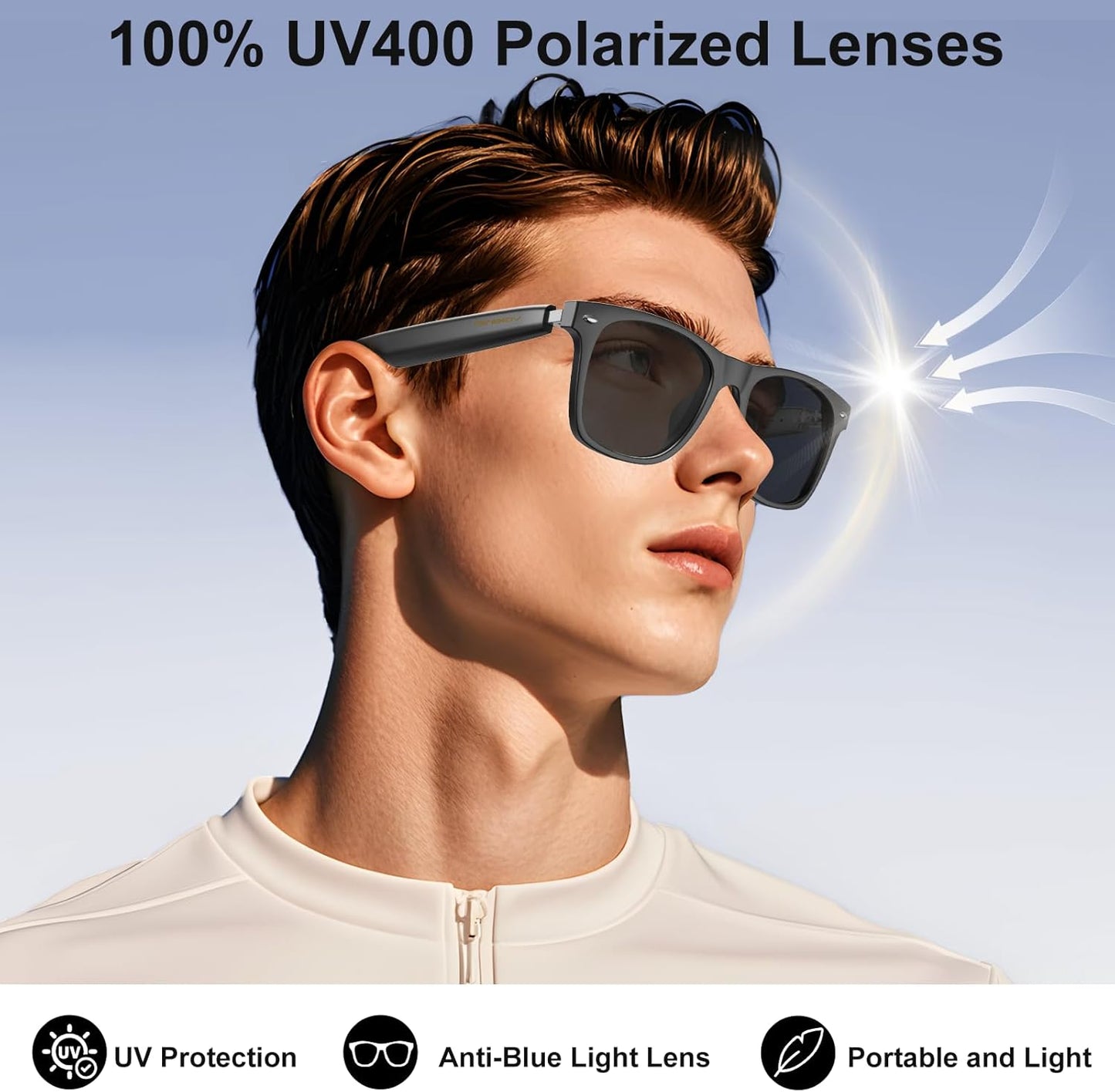 Revolutionary AI Smart Glasses with Real-Time Translation, Color-Changing Lenses, Music Playback, and Ultimate UV Protection for Men and Women
