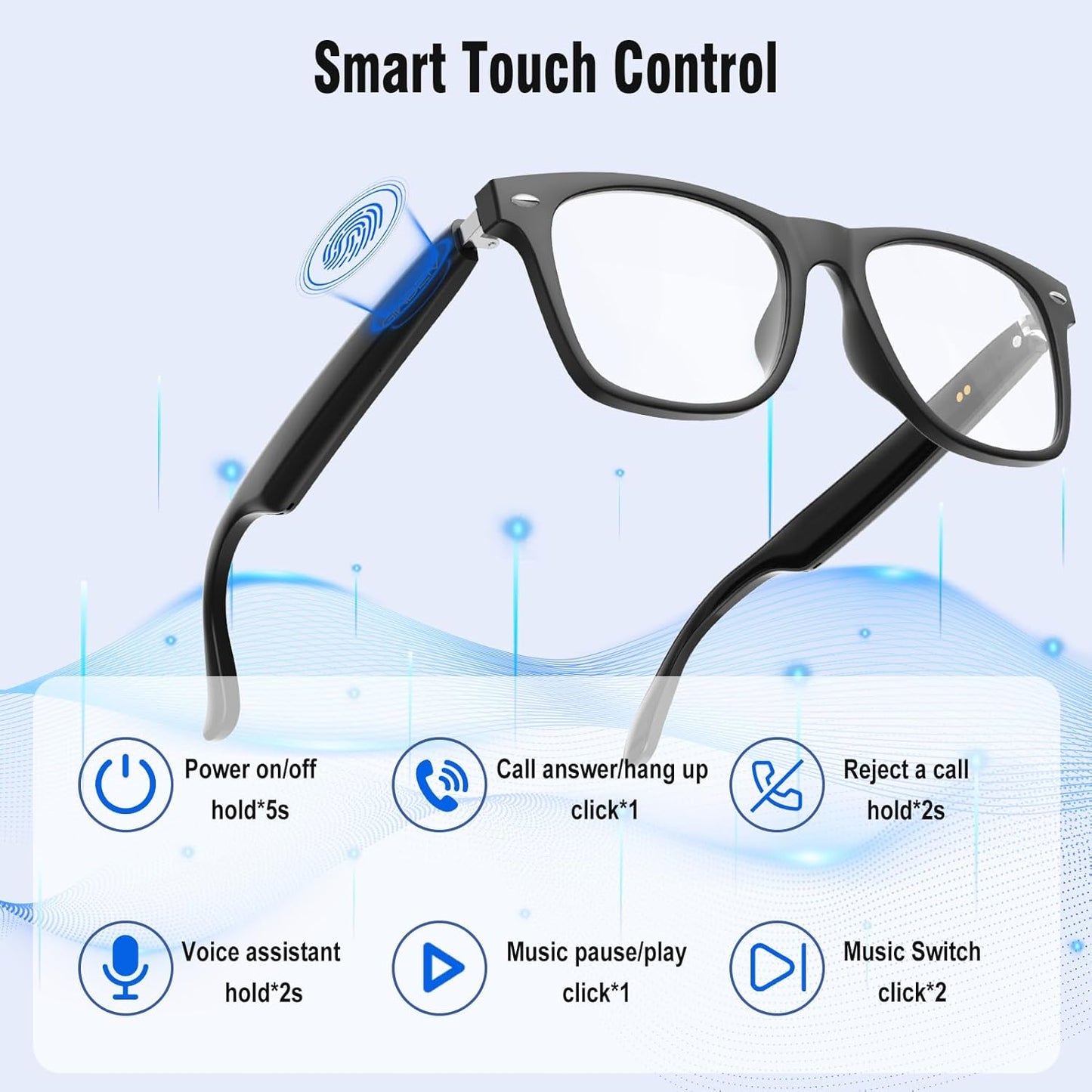 Revolutionary AI Smart Glasses with Real-Time Translation, Color-Changing Lenses, Music Playback, and Ultimate UV Protection for Men and Women