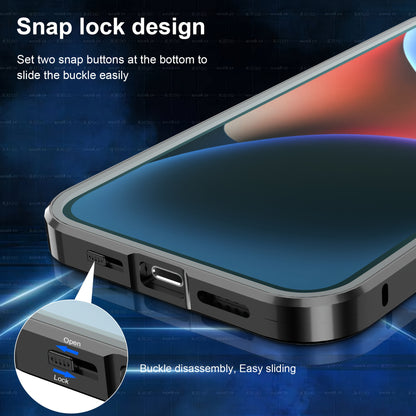 Full Body 360 Protector Cover Front+Back Phone Case For Iphone 12/12 Pro/12 Promax/13/13 Pro/13 ProMax/14/14 Plus/14Pro/14 ProMax/15 Pro/15/15 Plus/15 ProMax, With Lens Protection, Screen Protection And Stand, With Magnetic,