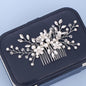 Crystal Bridal Hair Comb, Faux Pearl Wedding Hair Comb, Bridal Comb, Hair Pin For Wedding, Bridal Hair Piece, Hair Accessory