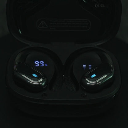LIFEBEE New Wireless Earbuds for Running Sports, Wireless Earphones with Earhooks Pure Bass Sound, Over Ear Headphones ENC Noise Cancelling with Dual-LED Display, Earphones Built-in Microphone