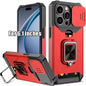 Heavy-Duty Shockproof Phone Case with a Metal Stand And Card Slot, Compatible with for iphone 17 Pro Max, 16 Pro Max, 15 Pro Max, And 14 Pro Max.