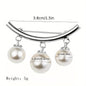 1pc Fashion Pearl Fixed Collar Clip Charm Safety Pin Brooch Sweater Cardigan Clip Chain Brooch Jewelry