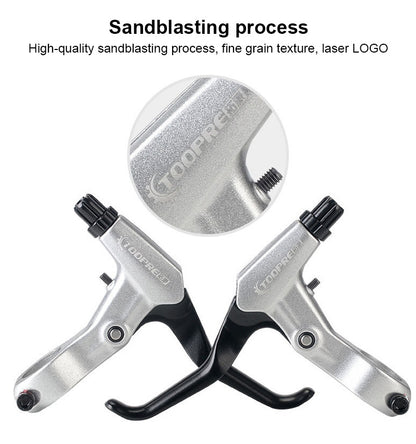 Ultra Light Mountain Bike Brake Handle - V Brake/Disc Brake, Aluminum Alloy Hydraulic Disc Brake for Smooth Stopping Power