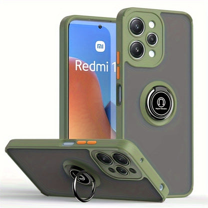 Shockproof Case For Xiaomi For Redmi 13C 12C 12 4G 12 5G Back Phone Case Cover With Car Holder