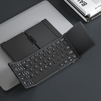 Compact Bluetooth Foldable Keyboard with Touchpad
