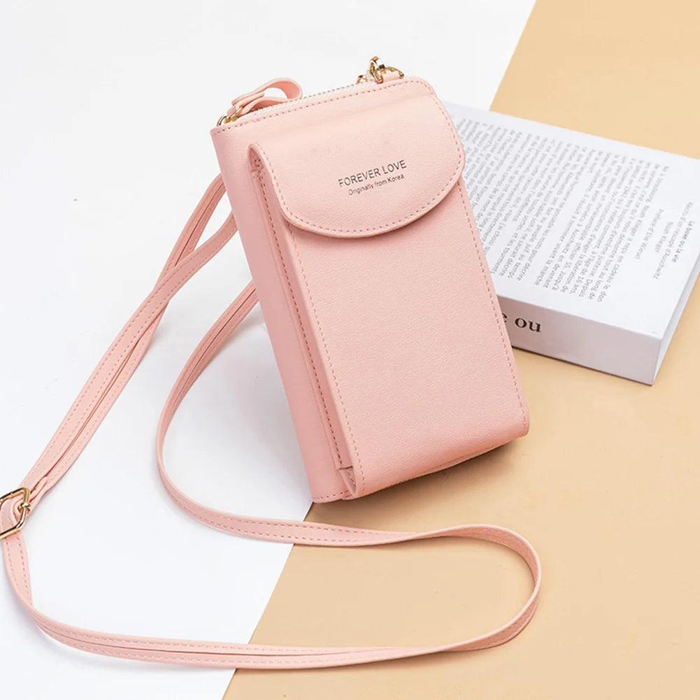 Vintage Women PU Leather Shoulder Bag Casual Ladies Flap Crossbody Phone Bags