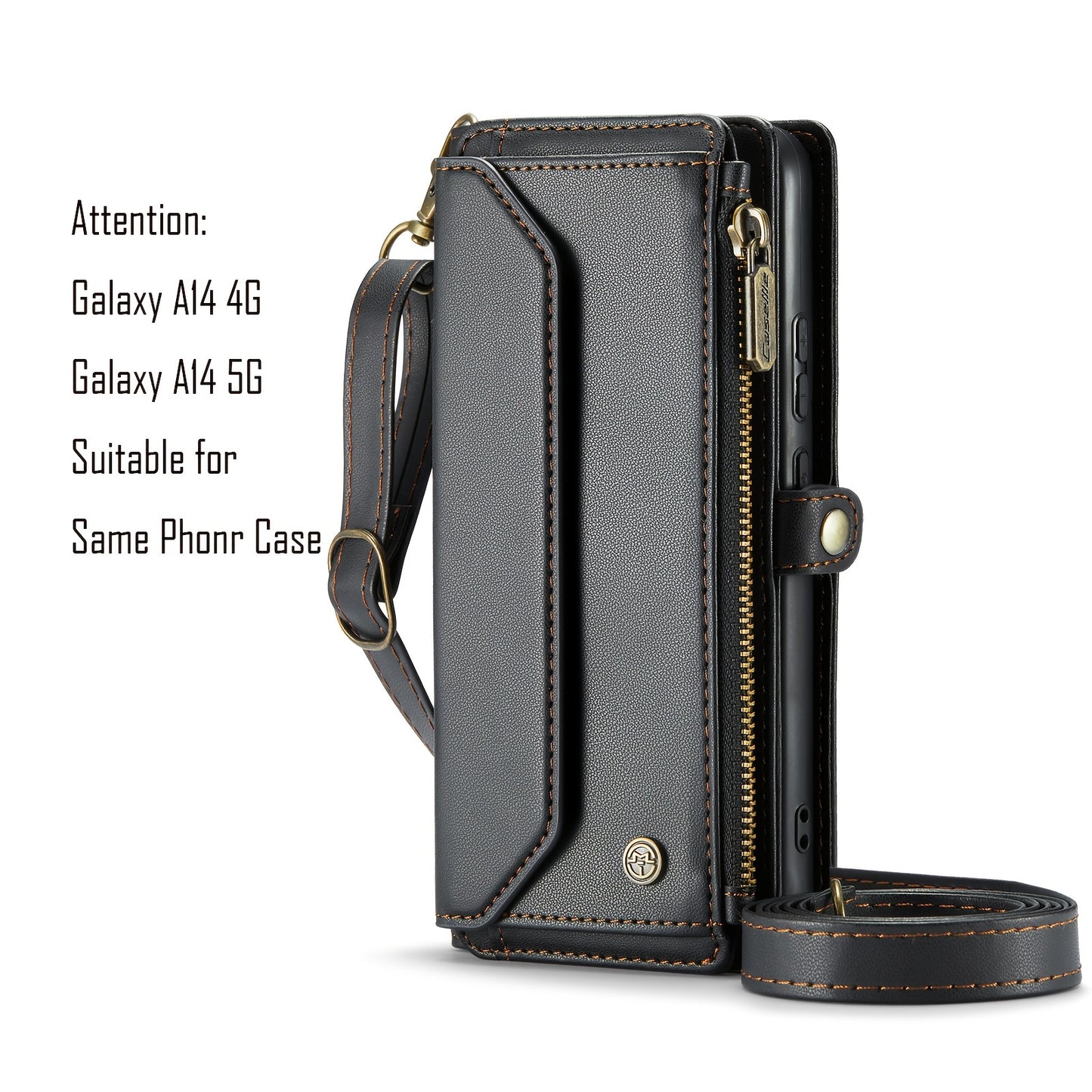 New Wallet Phone Case Wrist Shoulder Strap Lanyard Flip Magnetic Clasp Card Holder Kickstand Women Small Crossbody Handbag For Samsung Galaxy Note10+ 20 S24 S23 S22 S21 S20 S10 Plus Ultra FE Coin Purse A01 A04 A12 A13 A14 A22
