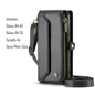 New Wallet Phone Case Wrist Shoulder Strap Lanyard Flip Magnetic Clasp Card Holder Kickstand Women Small Crossbody Handbag For Samsung Galaxy Note10+ 20 S24 S23 S22 S21 S20 S10 Plus Ultra FE Coin Purse A01 A04 A12 A13 A14 A22