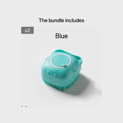 Soft Dog Brush Pet Shampoo Massager Bath Bathroom Puppycat Washing Grooming Shower Brush