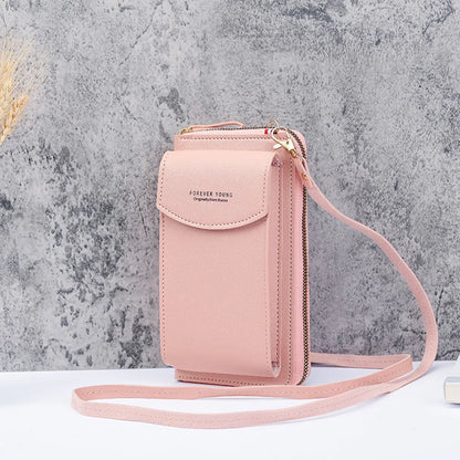 Vintage Women PU Leather Shoulder Bag Casual Ladies Flap Crossbody Phone Bags