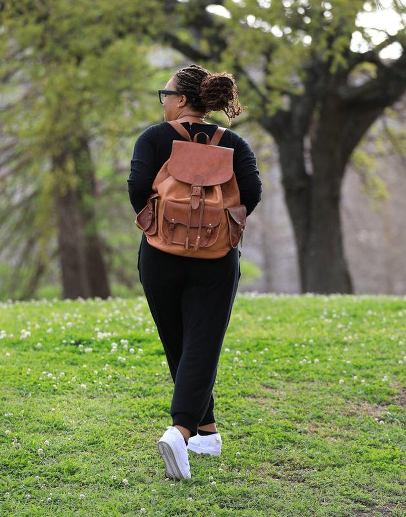 Desoto Large Multi-Purpose Leather Backpack