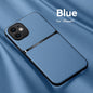 Litchi Pattern PU Leather Phone Case For Iphone15promax With Built-in Magnetic Suction 14 Promax Luxury Style 11 PU Leather 13 Promax Full Package Fall Protection Case