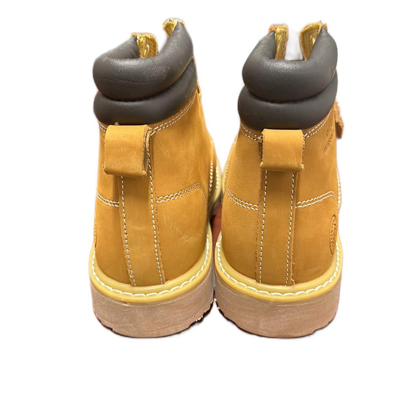 8605 Men’S Steel Toe Work Boots Non Slip Rubber Water Resistant Construction