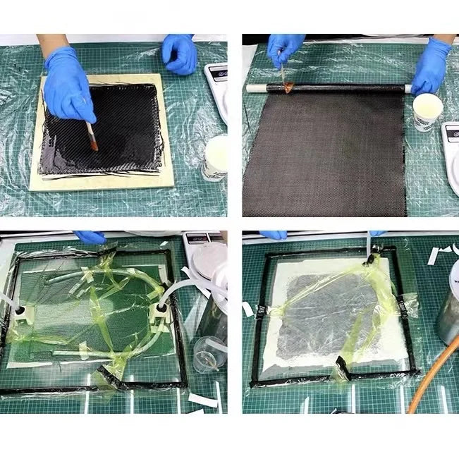 High Strength 3k 1m Width 10m Length 240gsm Twill Weave Carbon Fiber Fabric for Epoxy Car Part