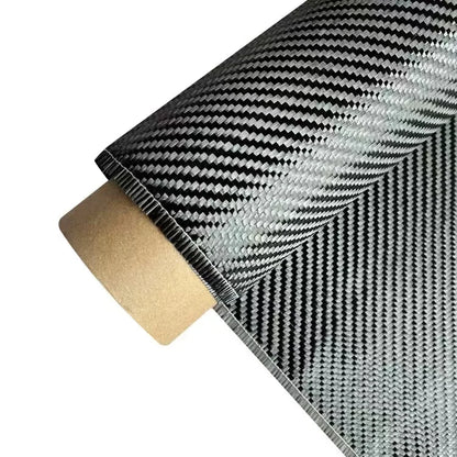 High Strength 3k 1m Width 10m Length 240gsm Twill Weave Carbon Fiber Fabric for Epoxy Car Part
