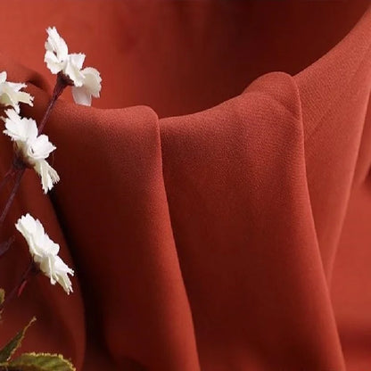 High Quality 75D Pearl Chiffon 100% Polyester Interlining Soft Cool Breathable Lightweight OEKO-TEX Certified Dress Fabrics for