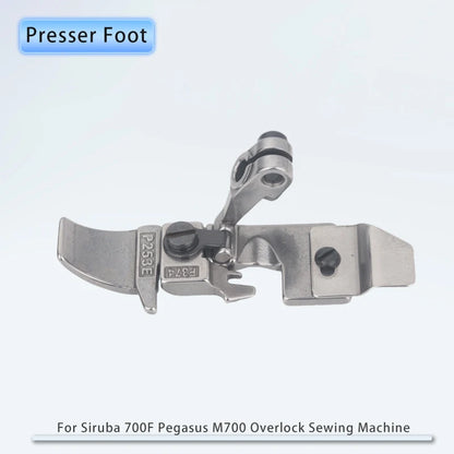 Presser Foot for Industrial Overlock Sewing Machine P253E/F374  201230C Siruba 700F Pegasus M700 Apparel Parts Accessories