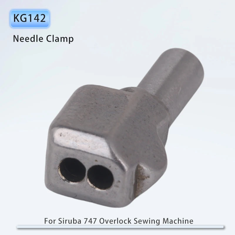 KG142 Needle Clamp for Siruba 747 Overlock Sewing Machine Accessories 4 Thread 700F Parts Gauge Set