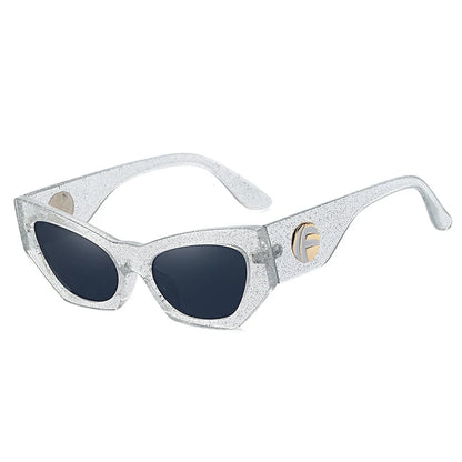 95306 New Shades Cateye Big Sun Glasses Women Sun Shades Eyewear 2022 Trendy Fashion Multicolor Oversize Sunglasses