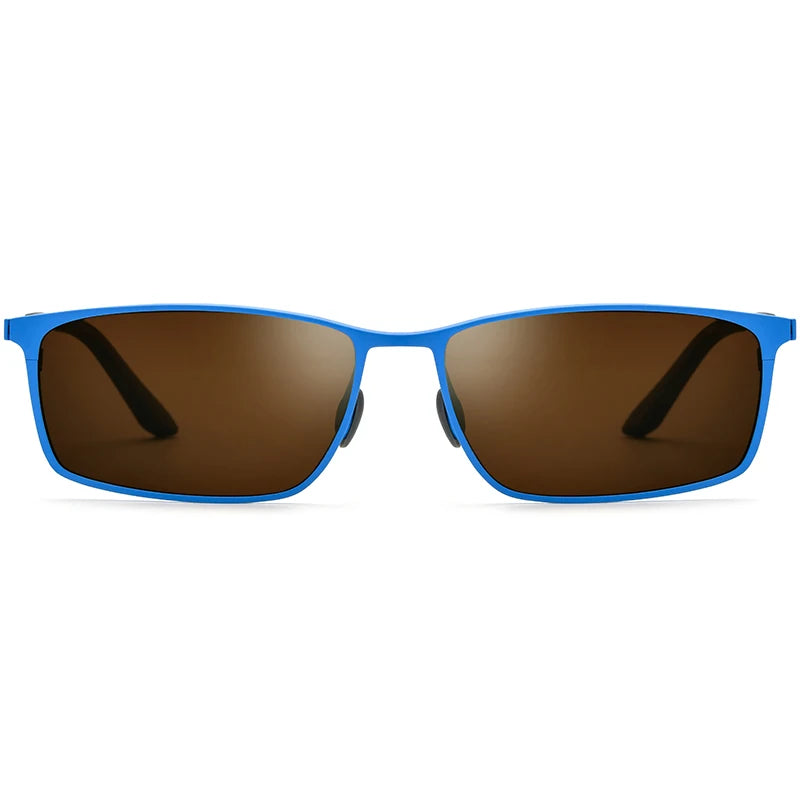 Borregls Pure Titanium Sunglasses Men 2025 High-Quality Square UV400 Polarized Mirrored Sun Glasses Women Sports Shades 17303T