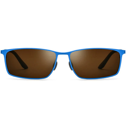 Borregls Pure Titanium Sunglasses Men 2025 High-Quality Square UV400 Polarized Mirrored Sun Glasses Women Sports Shades 17303T