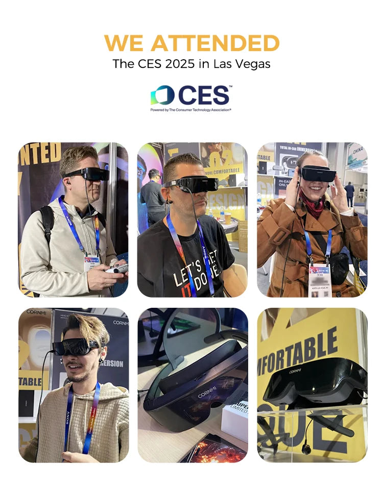 VR Game Space Giant Screen Virtual Reality Smart Glasses Head Mounted Display Immersive 3D Hardware for Private Cinema & Gaming
