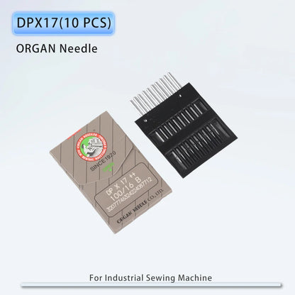 10 PCS DPX17 ORGAN Needles for Industrial Sewing Machine Accessories Japan Sewing Spare Parts SY3355 135X17 JUKI BROTHER SINGER