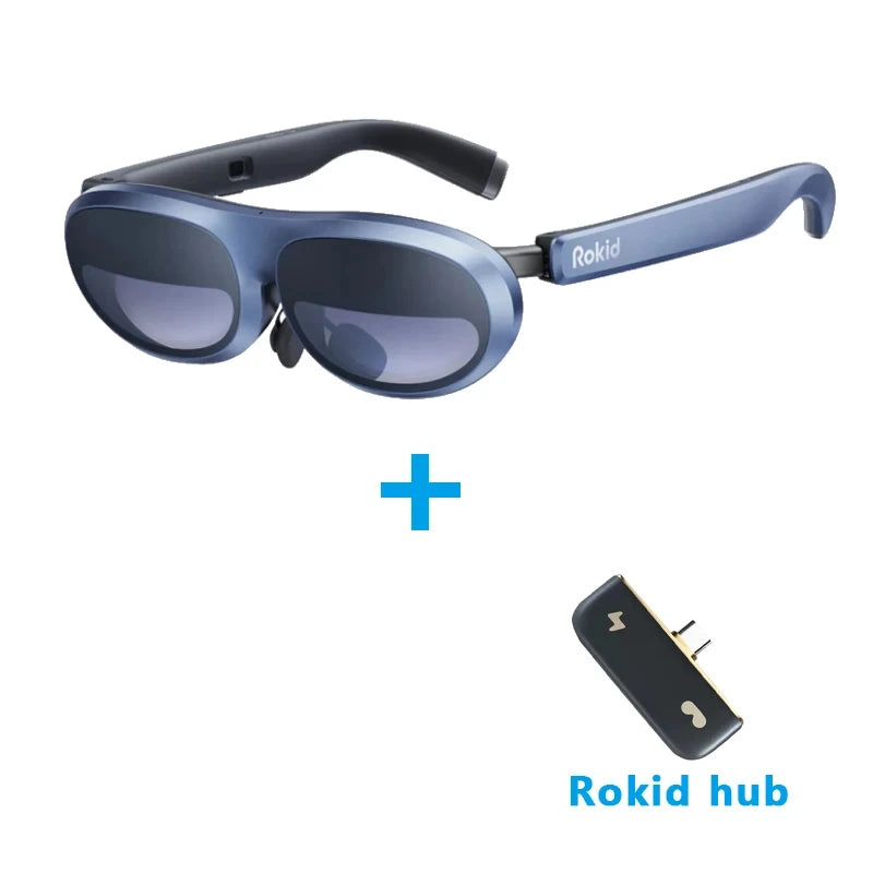 ROKID Max AR Smart Glasses 3D Game Viewing Glasses Portable Mobile Computer Screen Projection Non VR Glasses All in One Machine