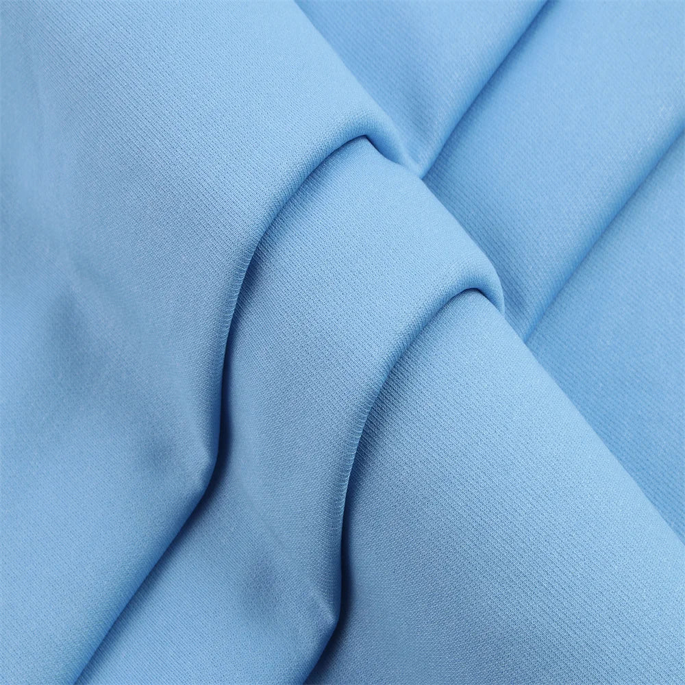 Wholesale ZM014 Winter Hoodie 300gsm Double Side 100% Polyester Plain Dyed Polar Shirt Fleece Fabric for Outdoor Use for Girls