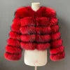 Elegant Short Length Artificial Fur Jacket for Women to Stay Cozy and Stylish During Cold Weather Days