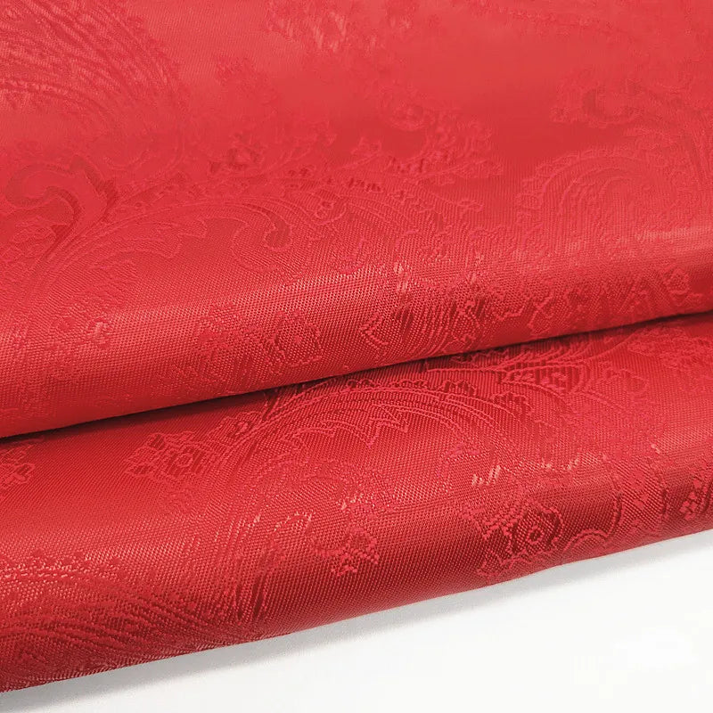 Factory Price 100% Polyester Custom Jacquard Fabric Customize Wholesale Jacquard Satin Fabric Suit Lining Fabric